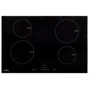 Piano Cottura Induzione 4 Zone Controlli Touch Vetro 77cm 7000W