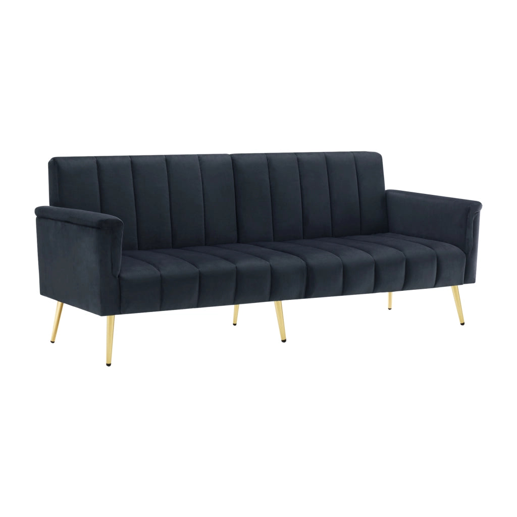 Divano Letto Pieghevole ¨C MINIMAL ¨C Velluto, con Funzione Letto, per Soggiorno e Camera Ospiti