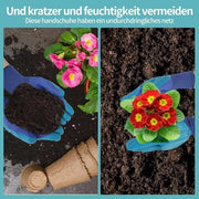 Kit di giardinaggio, set di attrezzi da giardino, lega di alluminio leggera, resistente alla ruggine, set di attrezzi da giardino, ideale per il giardino, set di attrezzi da giardino con guanti (verde scuro, 3 pezzi)