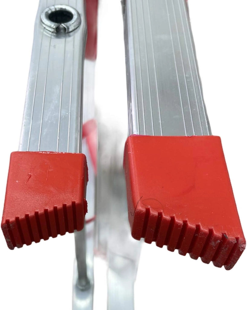 scala scaletto uso domestico in alluminio portata 150 kg con portaoggetti made in Italy certificata EN 131 6 GRADINI