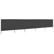 Paravento a 5 Pannelli in Tessuto 600x120 cm Antracite CFW2892307