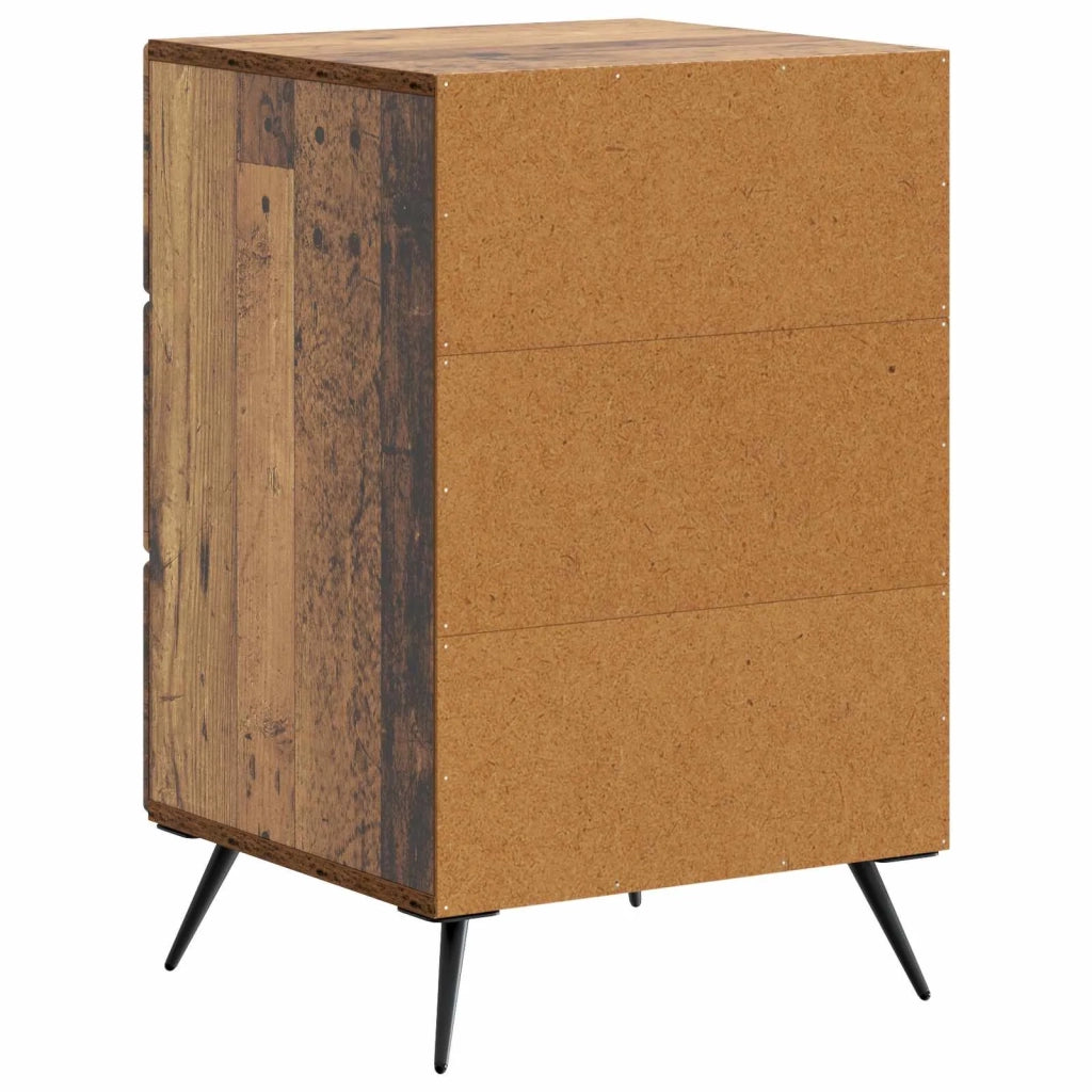 Armadio da Notte con cassetto Legno antico 43 x 41 x 66,5 cm 895483