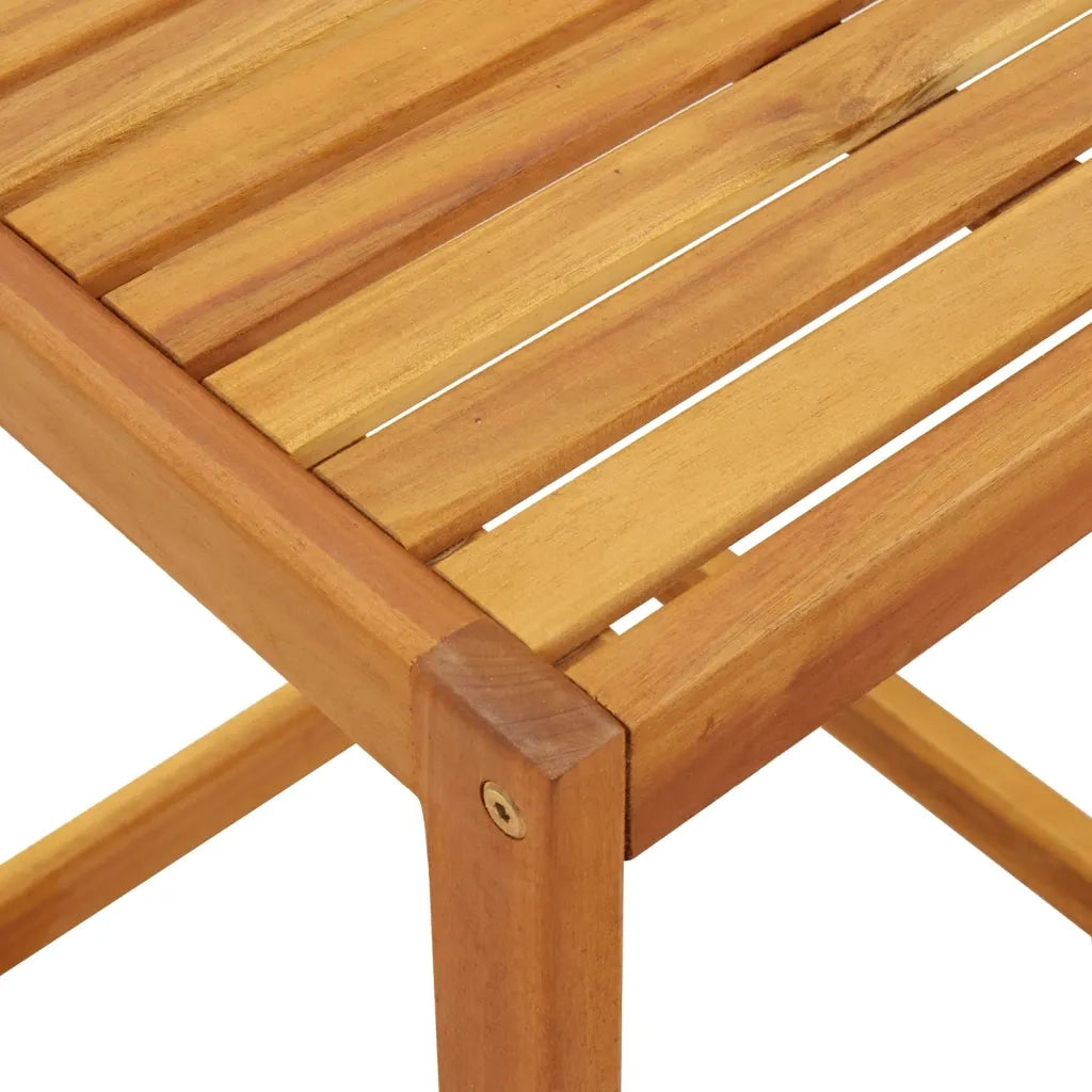 Tavolino da Giardino | Tavolo a C 42x40x50 cm in Legno Massello di Acacia