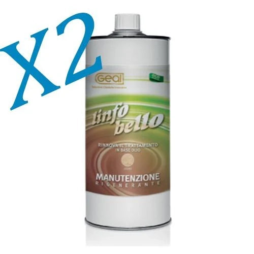 Manutenzione rigenerante protegge superfici in legno 2X1L Geal LINFOBELLO Prezzo Offerta