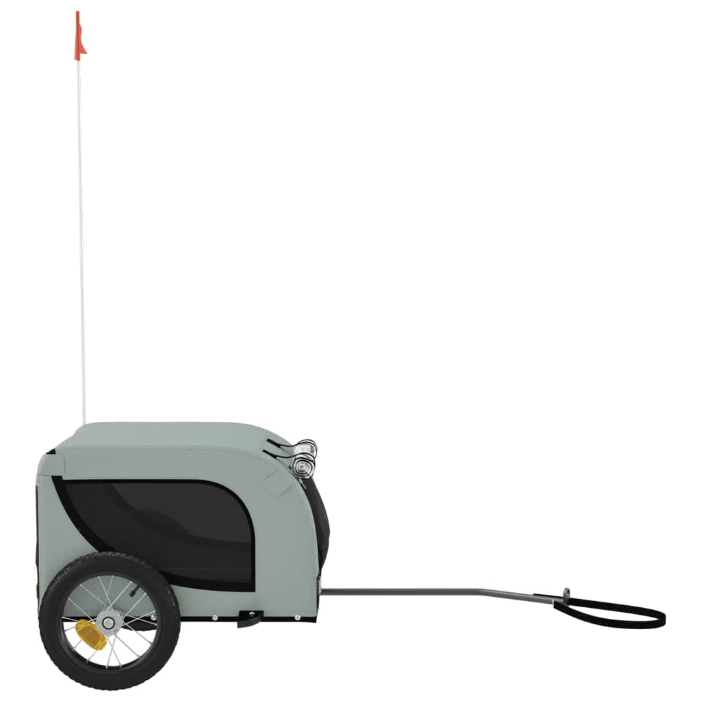 Rimorchio/carrello per animali domestici grigio 02_0044273