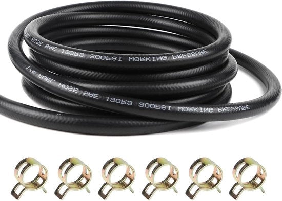 Sostegno idraulico in gomma 6 mm - tubo di combustibile per auto, trattori, motocicli.