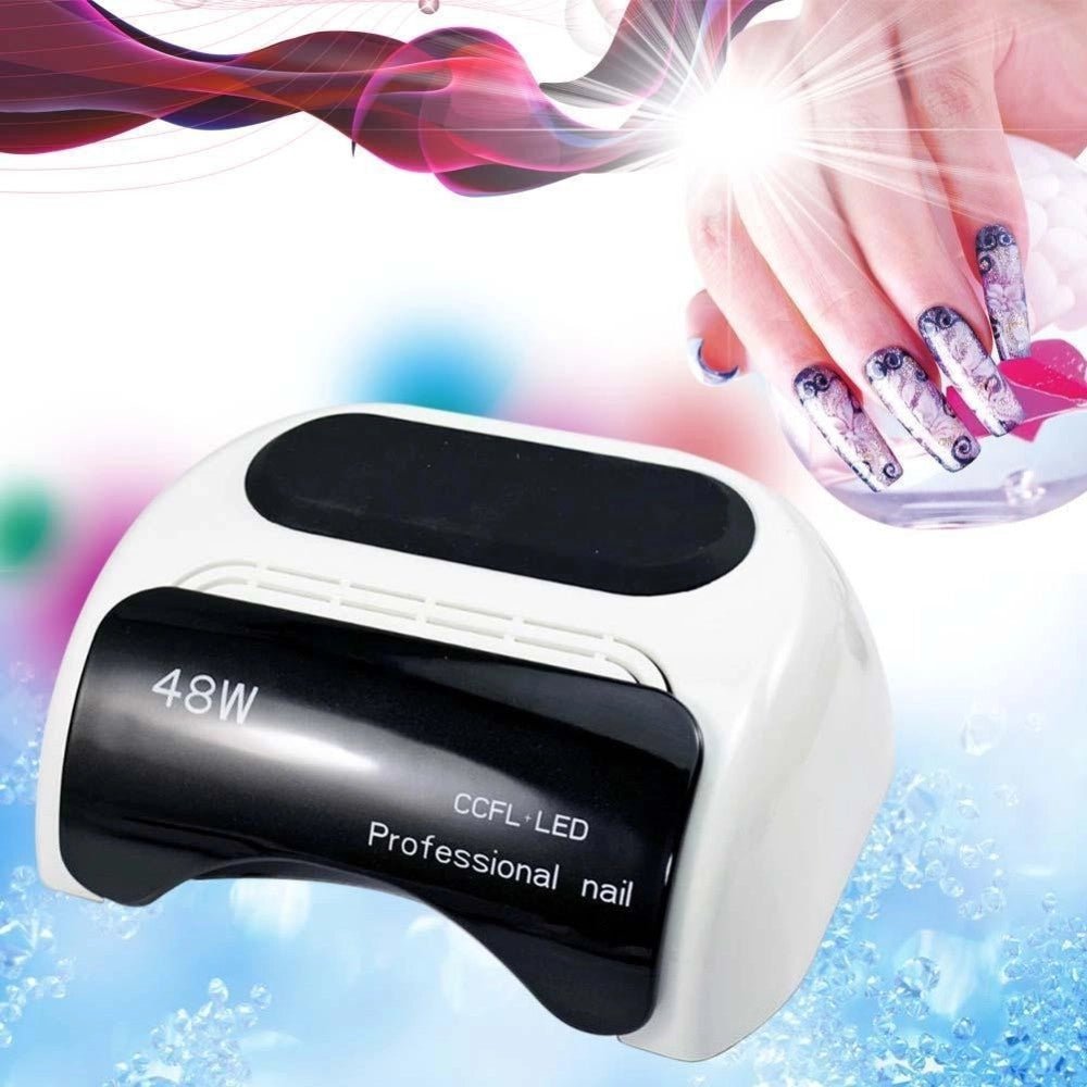 Trade Shop - Lampada Led Ccfl Led Uv 48w Ricostruzione Unghie Nail Art Timer 48w Fornetto -