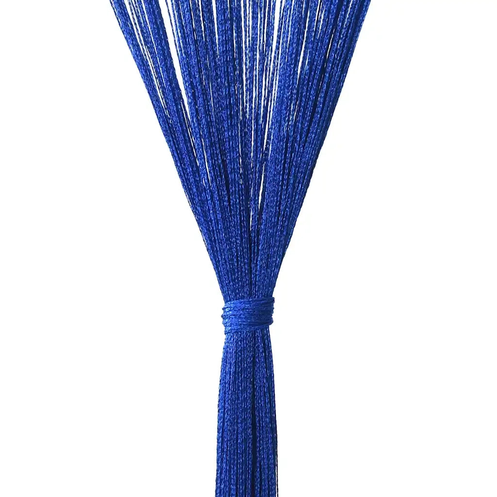 Tende a Filo 2 pz 100x250 cm Blu 132406
