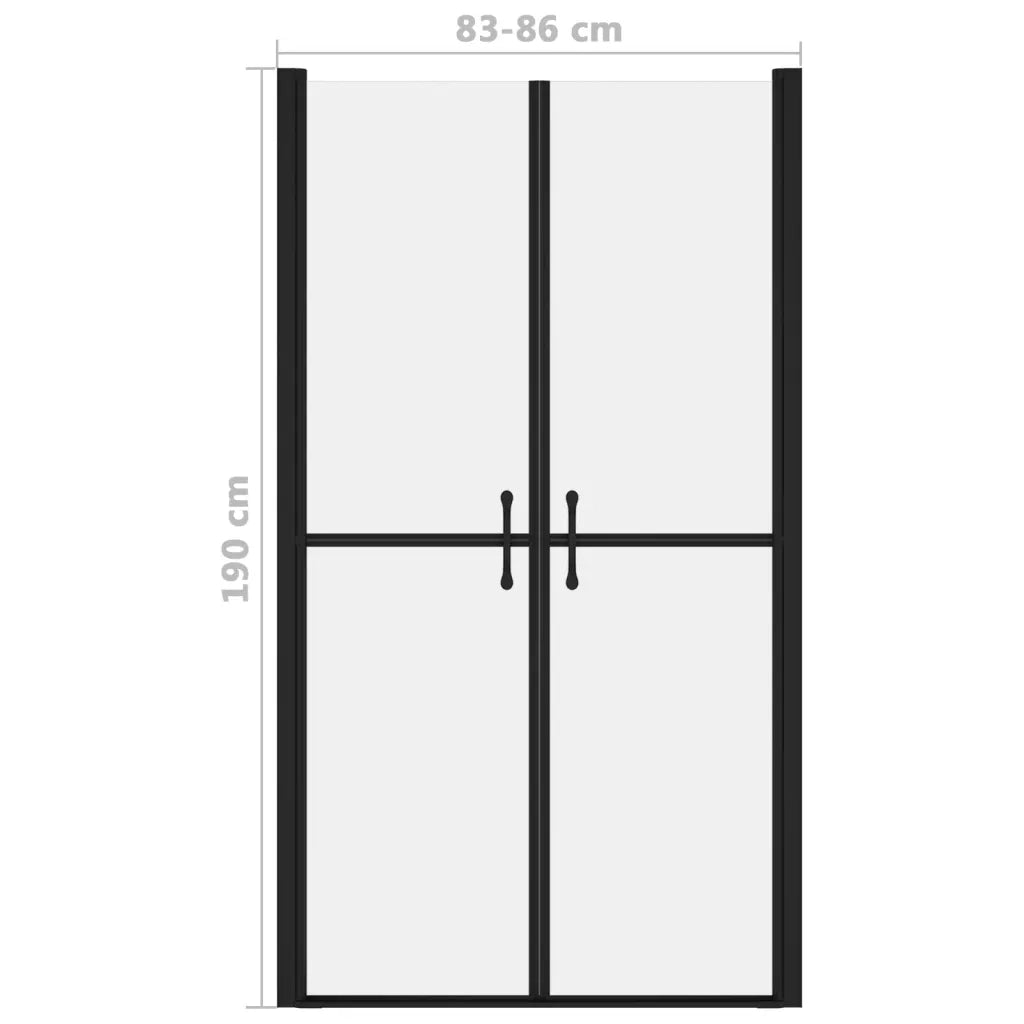 Porta per Doccia in ESG Satinato (83-86)x190 cm CFW7359308