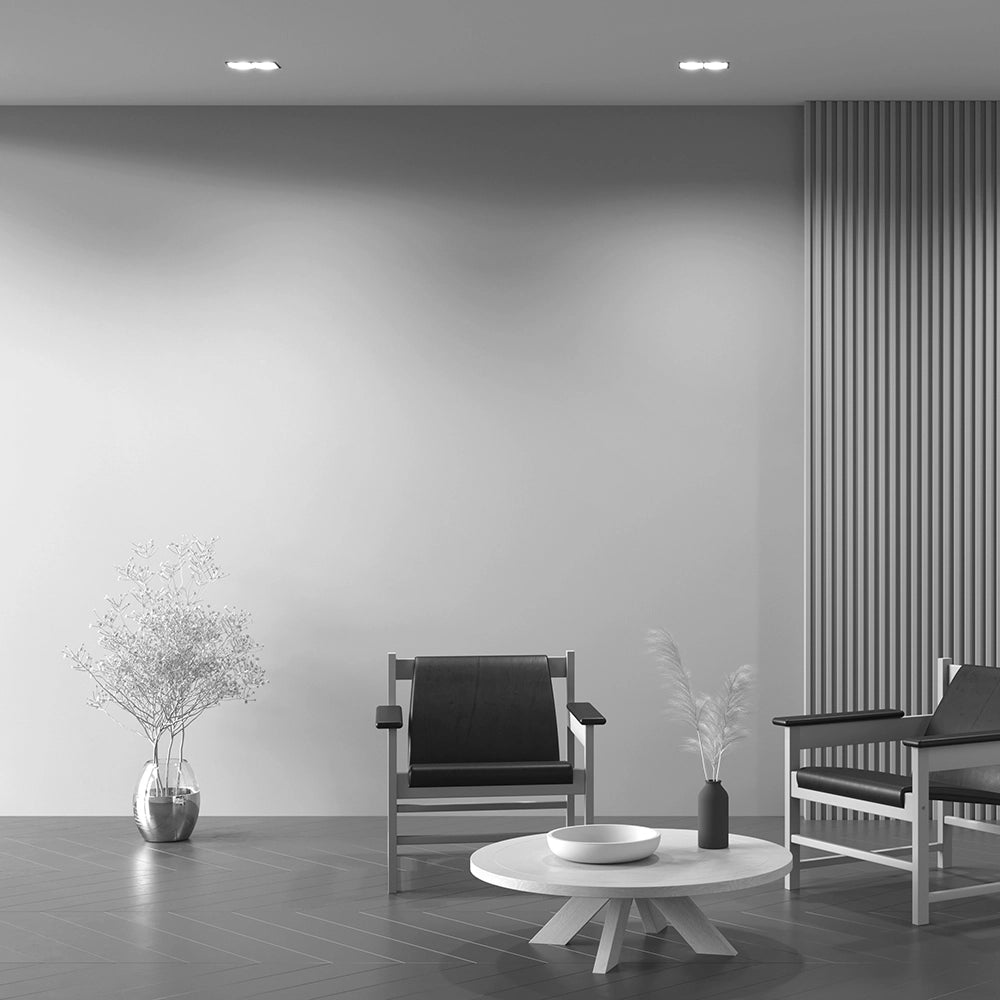 Faretto incasso soffitto Maytoni DOT rettangolare 2xGU10 nero