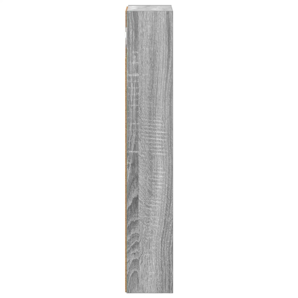 Armadio da bagno a muro Sonoma grigia 20 x 10 x 60,5 cm 889292