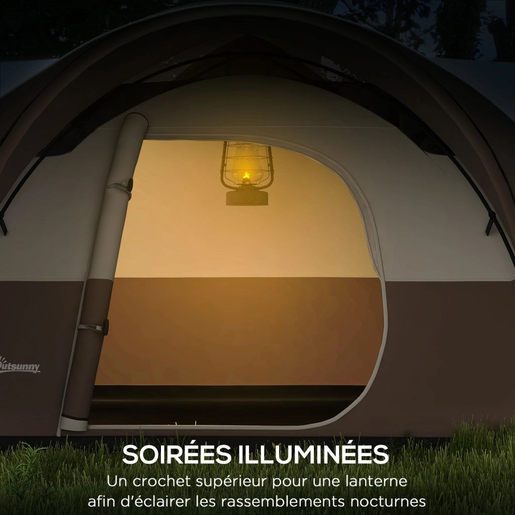 Tenda da campeggio 5-6 persone ¨C zephmum ¨C Impermeabile, ventilata, 550x300x198 cm