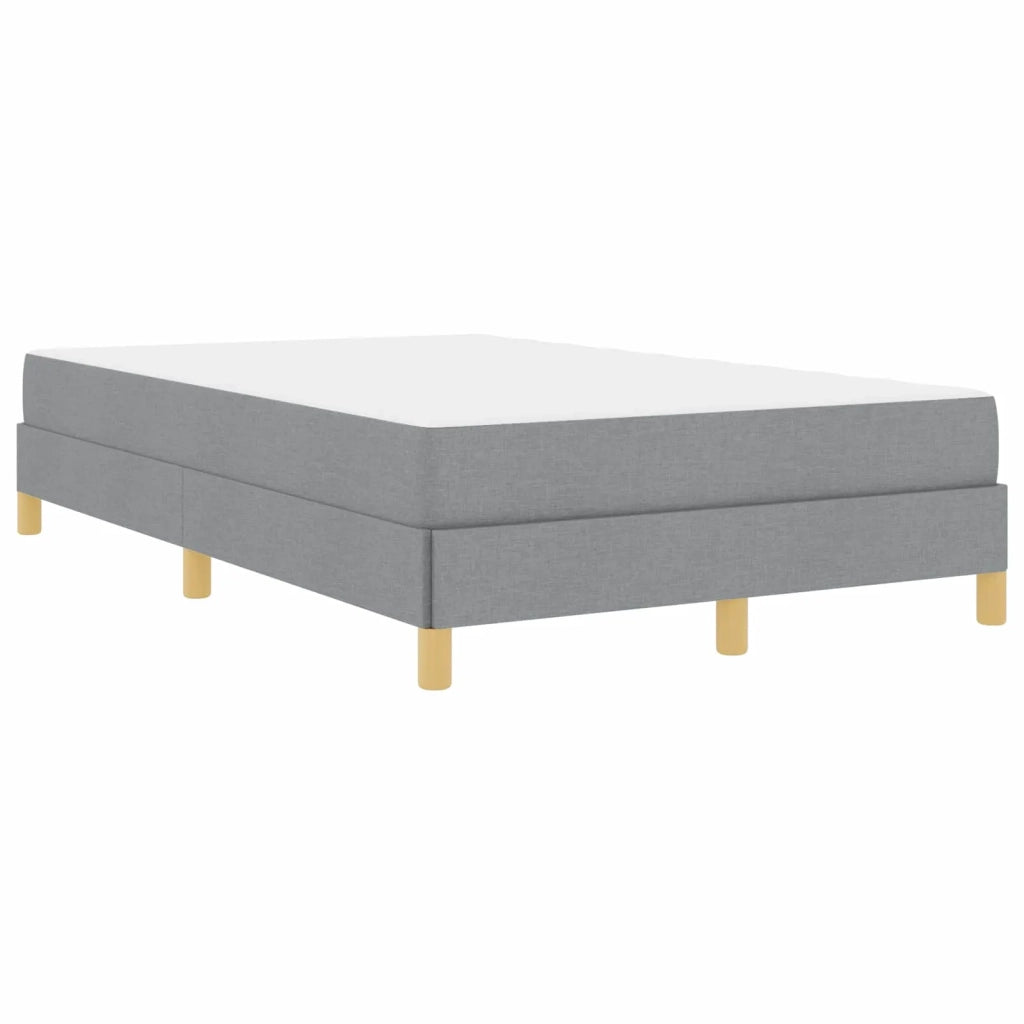 Letto a molle con materasso Grigio chiaro 120 x 200 cm Tessuto 3398556
