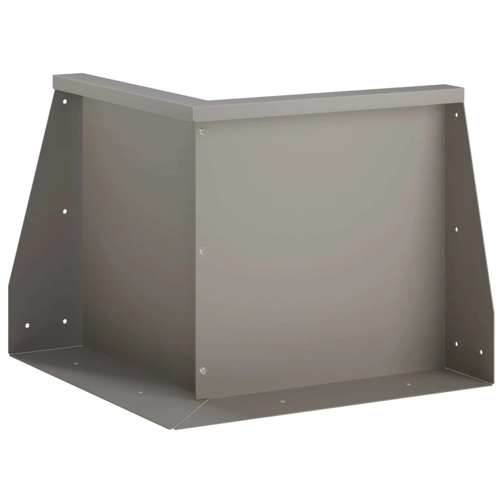 Muro di contenimento 2 pz 50 x 50 x 30 cm Acciaio Corten 8015170