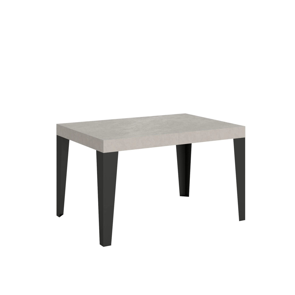 Tavolo Allungabile 120/380x90 cm Flame Cashmere Gambe Antracite