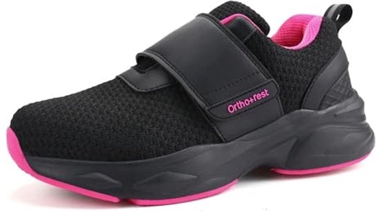 Scarpine per donne con chiusura regolabile - Stivali ortopedici per piedi gonfi.