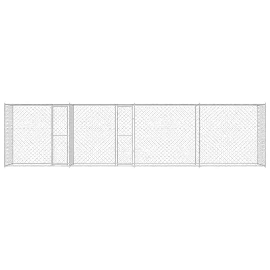 Gabbia per cani Argento 800 x 200 x 200 cm Acciaio zincato