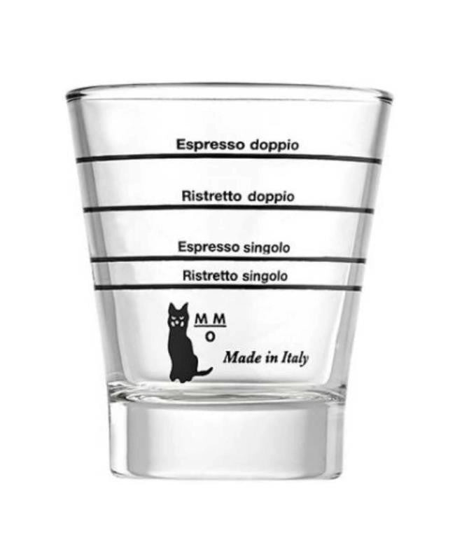 Set 6 Bicchierini Caffè in Vetro Graduato Caffeino 60 ml Motta