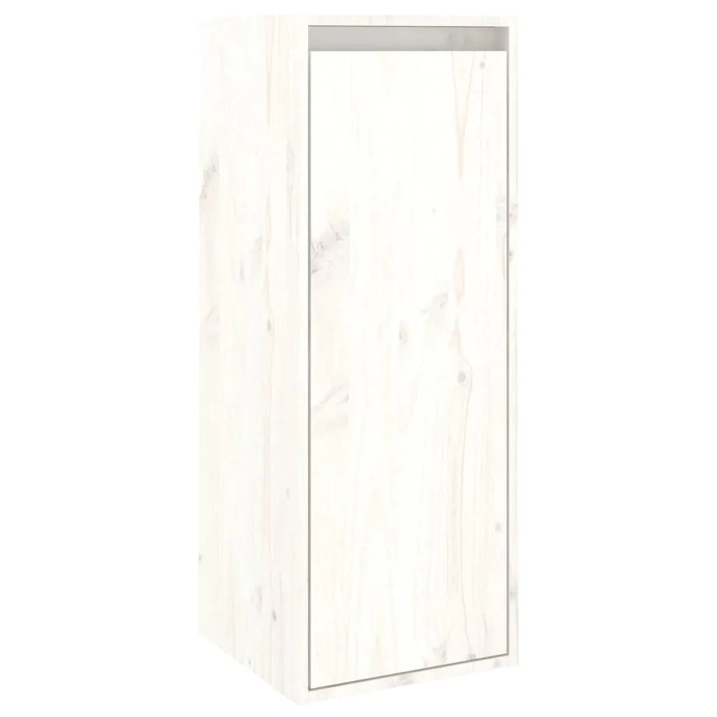 Mobile TV multimediale scaffale TV credenza mobile TV sala da pranzo soggiorno camera da letto 5 pezzi legno massello di pino bianco 02_0028769