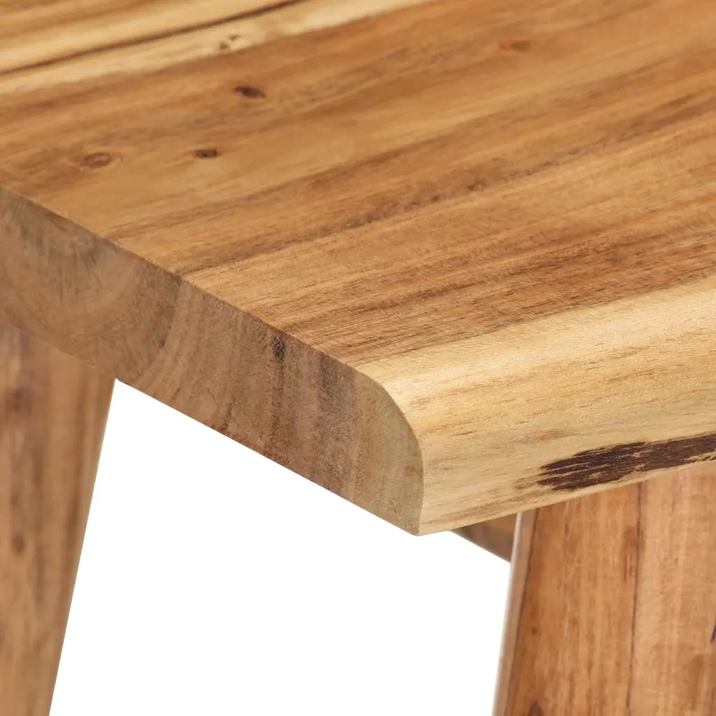 Comodino in Legno Massello d'Acacia 45x32x55cm cod mxl 30757