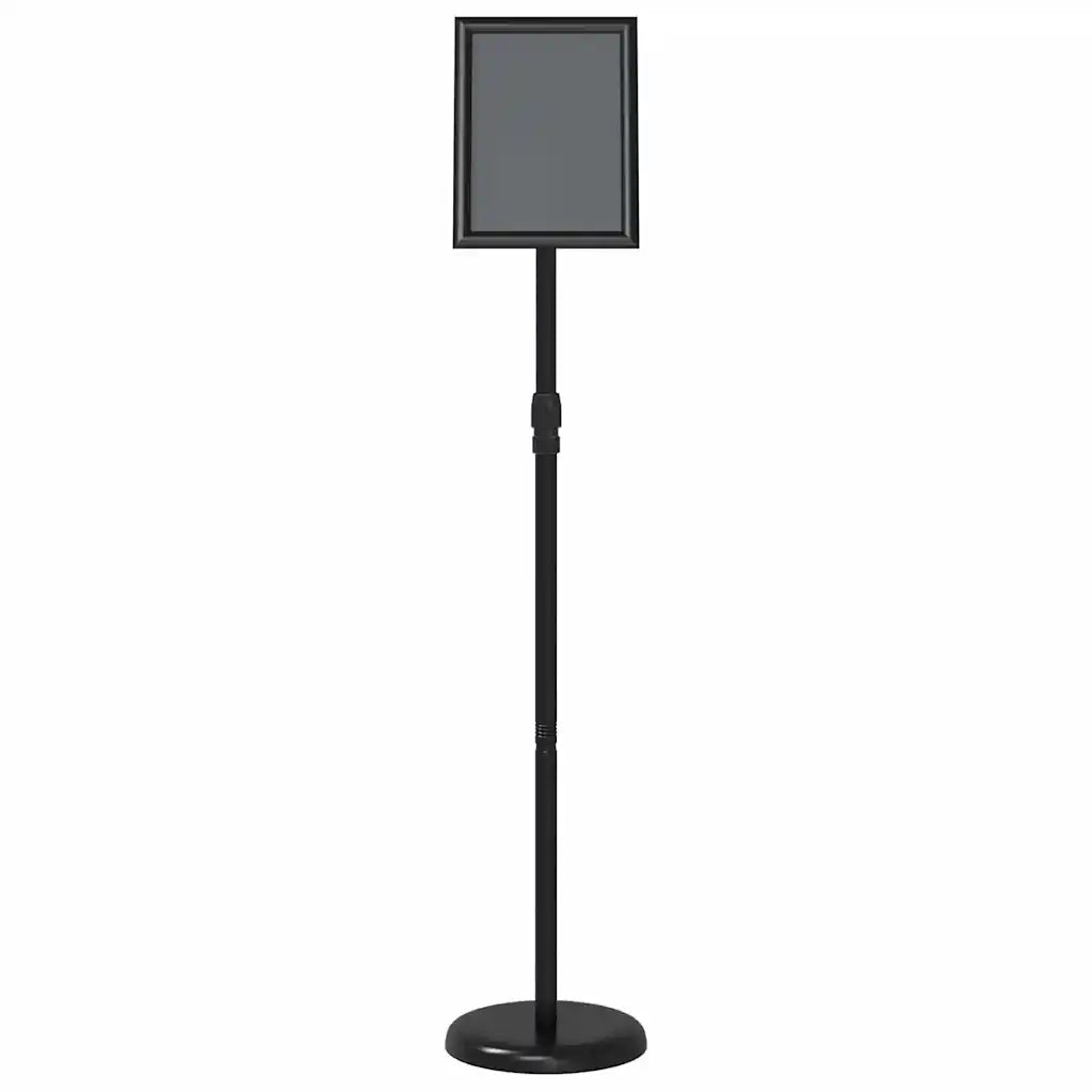 Espositori per Fiere Nero 25 x 25 x 125 cm Alluminio 42025197