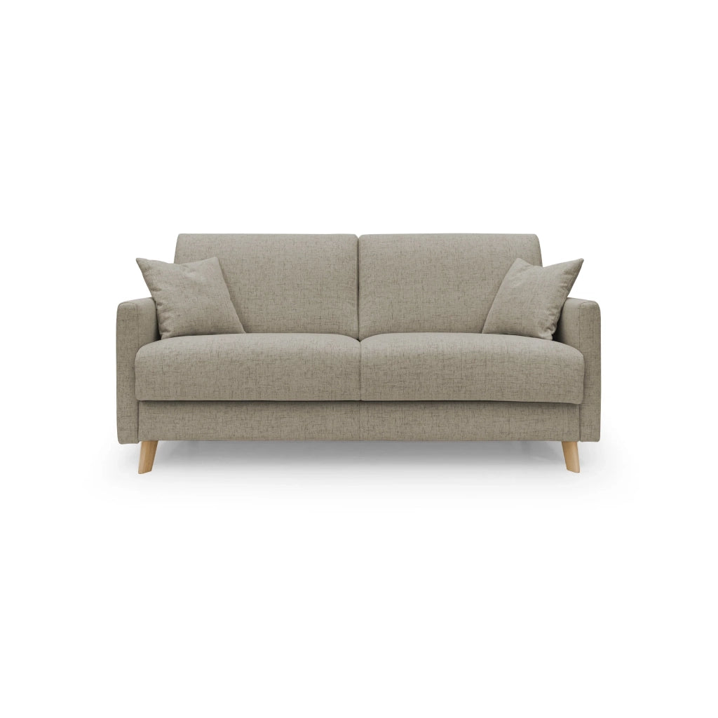 Edgar Divano letto matrimoniale in tessuto felis impermeabile T03 200 cm (mat. 160x197) marrone