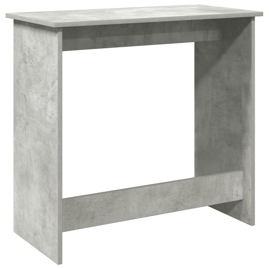Scrivania | Tavolo da Ufficio Grigio Cemento 80x40x75 cm in Legno Multistrato