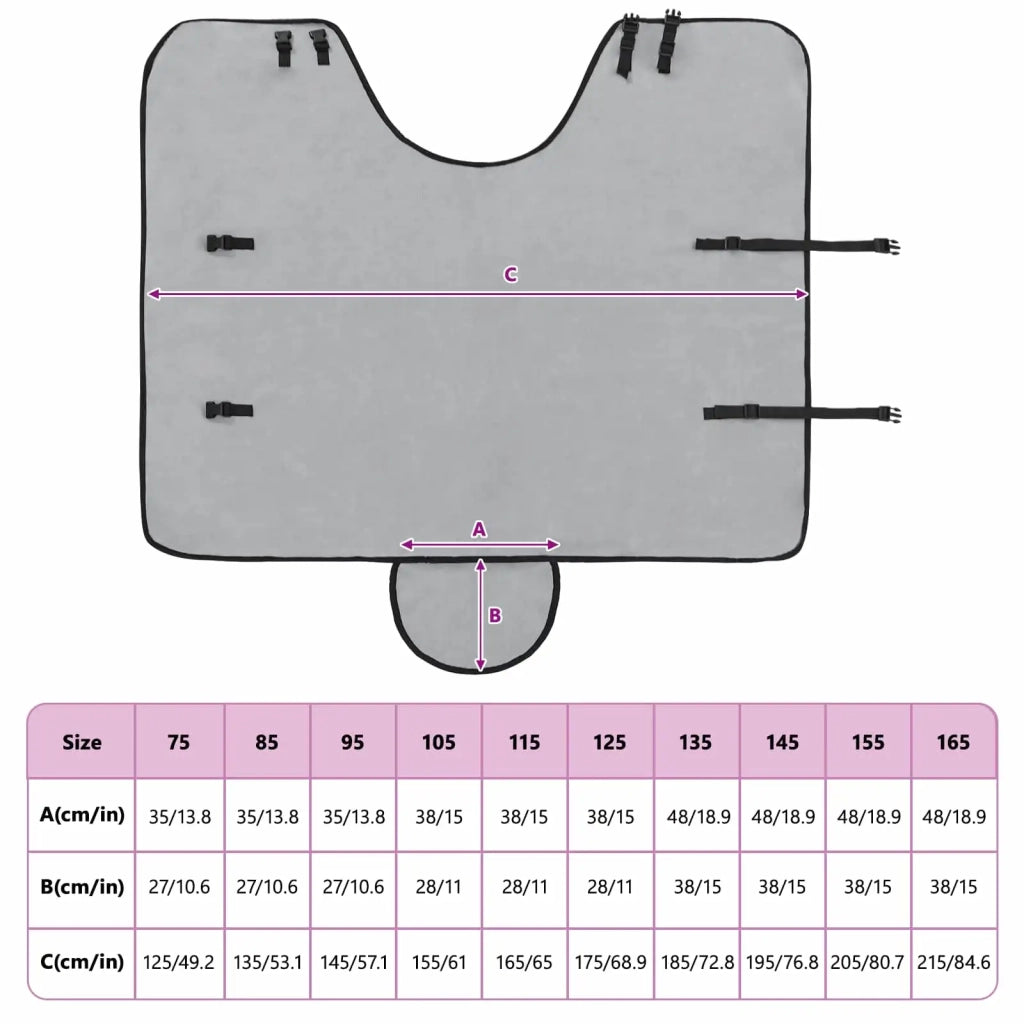 Coperta per Cavalli Grigio chiaro e rosa completo 85 cm CFW3229394