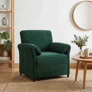 Divano 1 posto Verde Scuro 88 x 83 x 95 cm Velluto