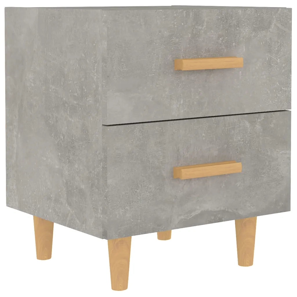 Comodino-Tavolino da notte Grigio Cemento 40x35x47,5 cm