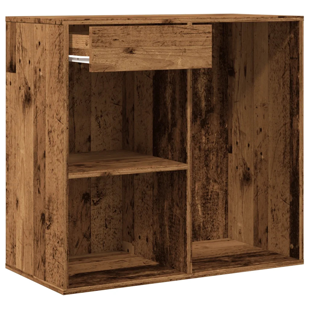 Armadietto per Cosmetici Legno Antico 80x40x75 cm in Truciolato 857029