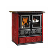 Cucina a Legna Nordica Rosetta BII Maiolica 7.2 Kw Bordeaux Mod. 7013140