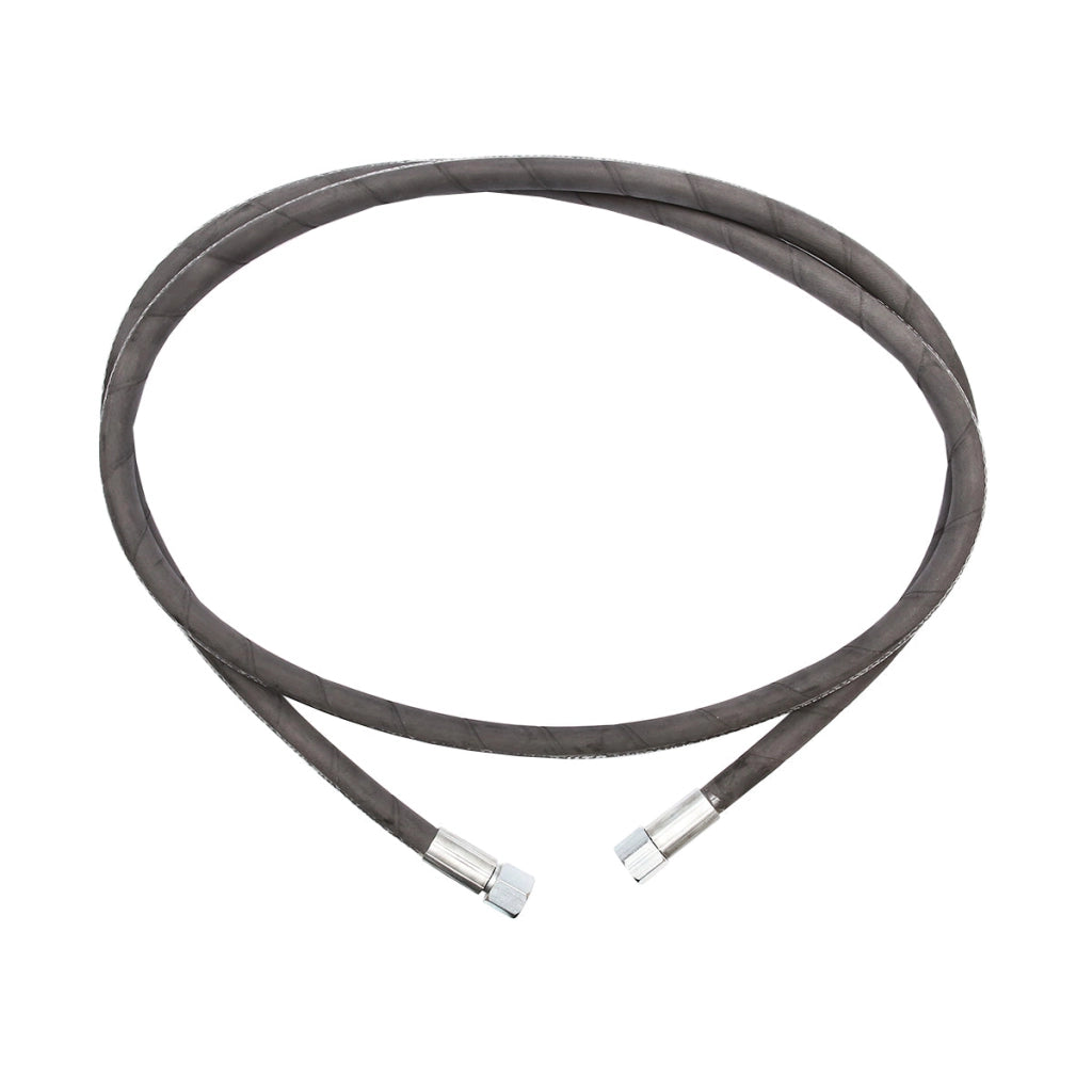 Tubo flessibile di pressione 2SN DN10 crimpato con estremità filettate L=2500mm