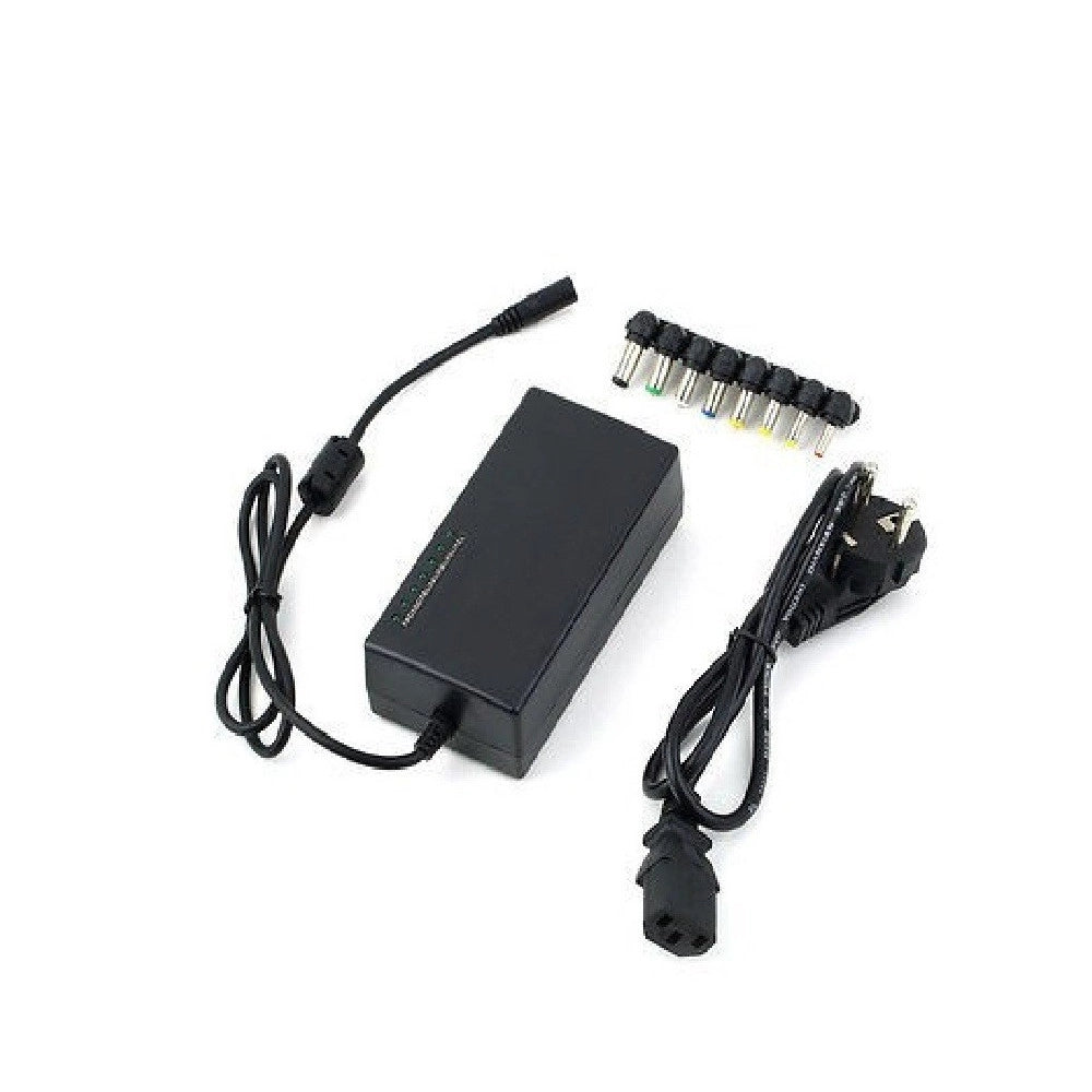 Trade Shop - Alimentatore Universale 120 W Pc Laptop Ufficio Casa Notebook 8 Adattatori -