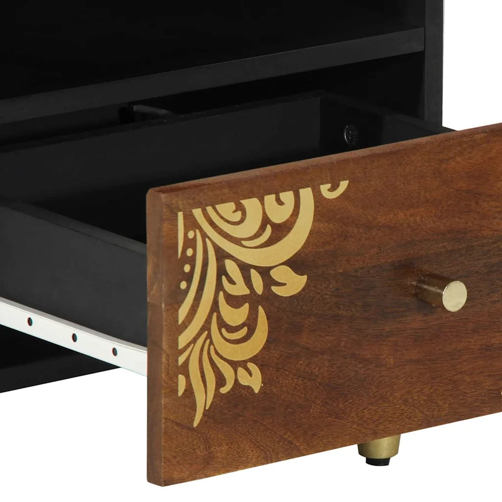 Armadio da Notte con cassetto Marrone miele 40 x 33 x 46 cm 4018742