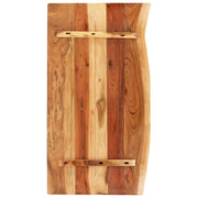 Piano per Vanità Bagno in Massello di Acacia 100x52x2,5 cm 286321