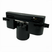 Trade Shop - Portalampada Per Binario Monofase Connettore Lampadine E27 Adattatore Pista-e27 - Nero