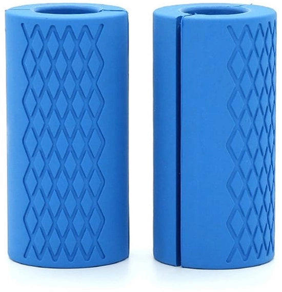 Manubri Antislip a Due Pezzi - Silicone - Progettazione Ergonomica - Portatile - Per Sollevamenti di Pesi - Pads di Protezione