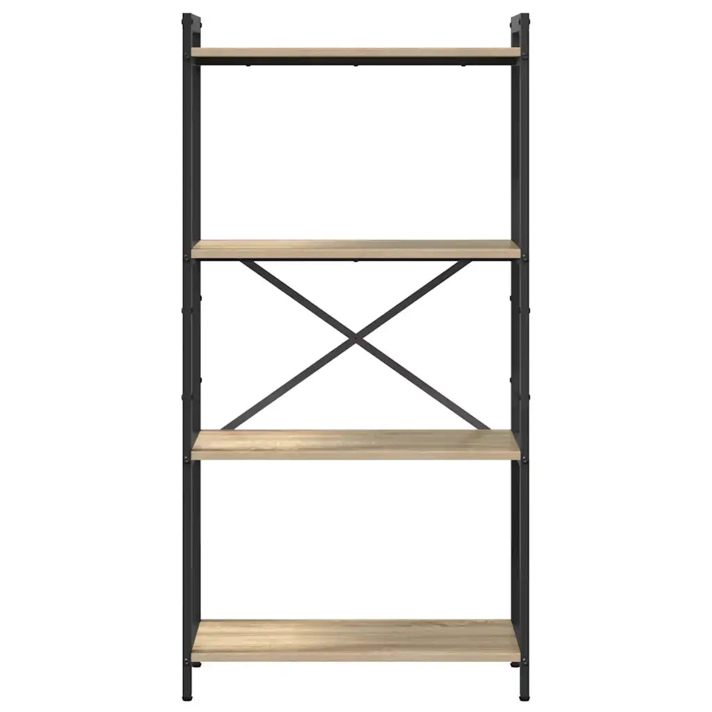 Libreria-Scaffale per Libri-Mobile di Stoccaggio Rovere Sonoma 40 x 30 x 85 cm Legno multistrato 595629