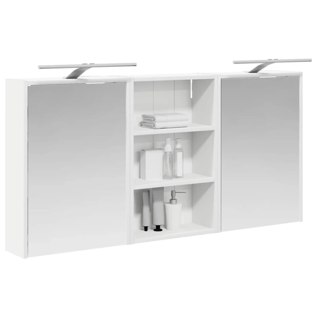Set di Armadi da Bagno con lo scaffale 3 pcs 126 x 16 x 62.5 cm 3403832
