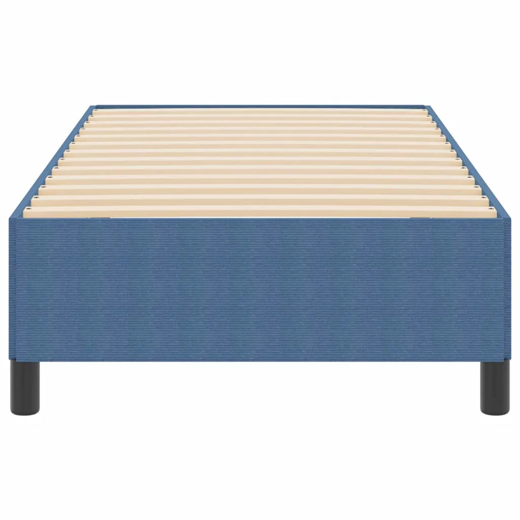 Letto a molle Blu 100 x 200 cm Tessuto in Cords 42006955