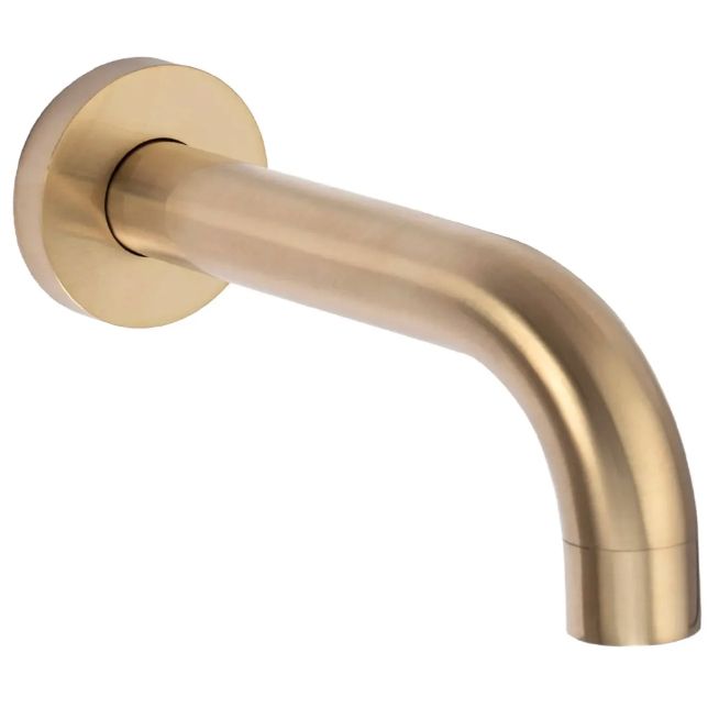 Set Da Vasca-doccia Da Incasso Rea Lungo Brush Gold + Box