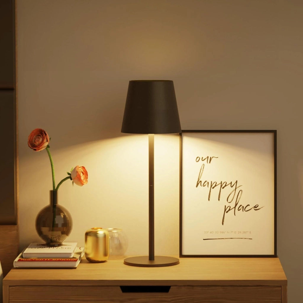 Lampada Da Comodino App1366-t Brown
