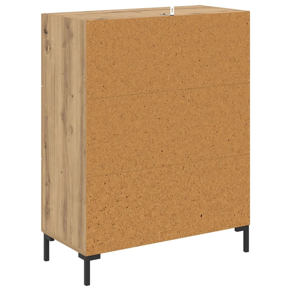 Credenza con cassetto Rovere artigianale 69,5 x 34 x 90 cm 881505