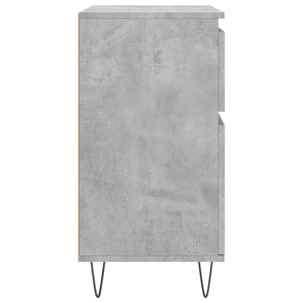 Buffet credenza cassettiera armadio mobile contenitore organizer per cucina soggiorno salotto 60 x 35 x 70 cm legno ingegnerizzato grigio 02_0031974