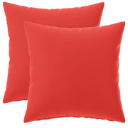 Federa 2 pcs HEERLEN Rosso 35 x 35 cm Poliestere 908169
