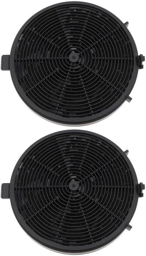 Filtro a Gas Attivo 120x17mm - Filtro dell'Aspirazione - Set a Doppio - Compatibile con DU 7600/7601/7607 - Progettazione di Utilizzo - Assorbimento dell'Odore Efficiente