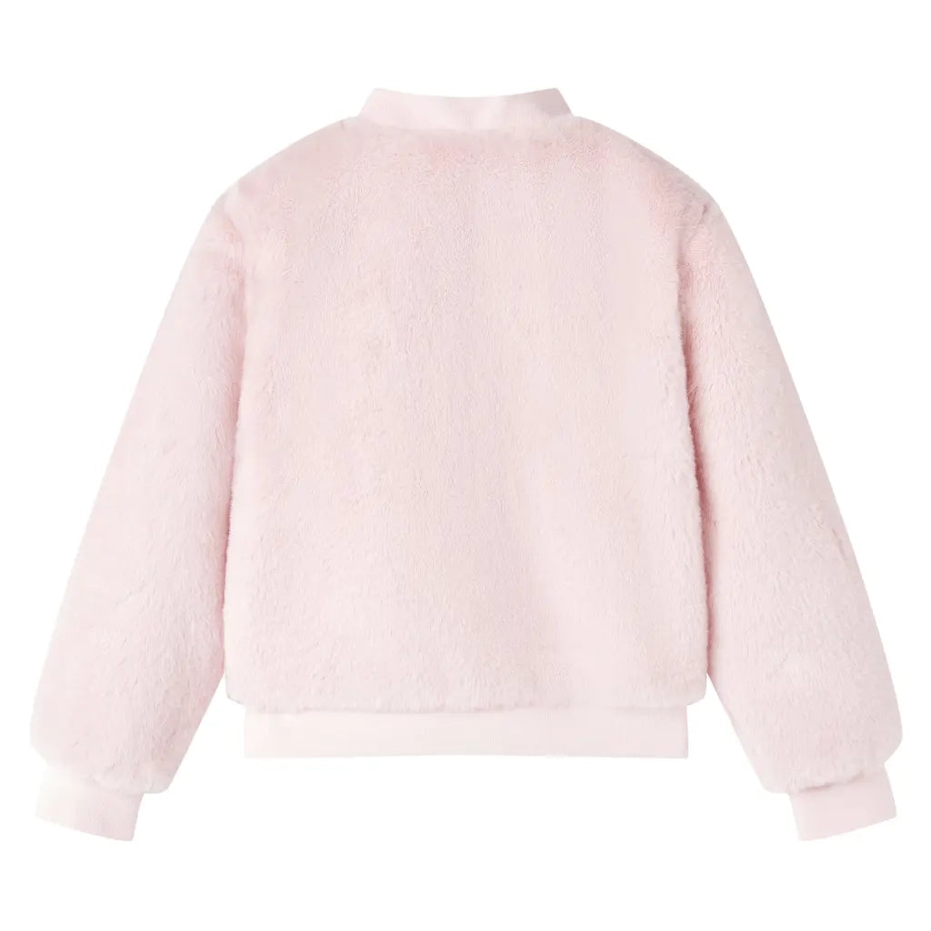 Giacca per Bambini in Pelliccia Sintetica Rosa 104 CFW5330794