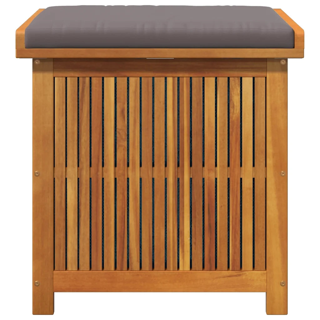 Scatola Cuscini da Esterno 60x50x61 cm Legno Massello Acacia 4106477