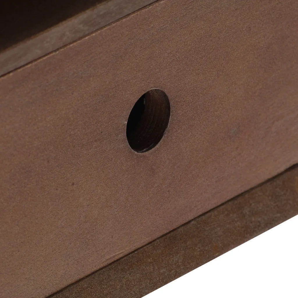 vidaXL Mobile Porta TV 110x35x50cm in Legno Massello di Acacia